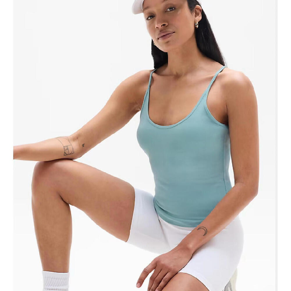 NWT Athleta Signature Rib Thin Strap Tank